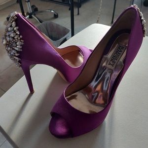 Badgley Mischka Kiara Embellish Peep Toe